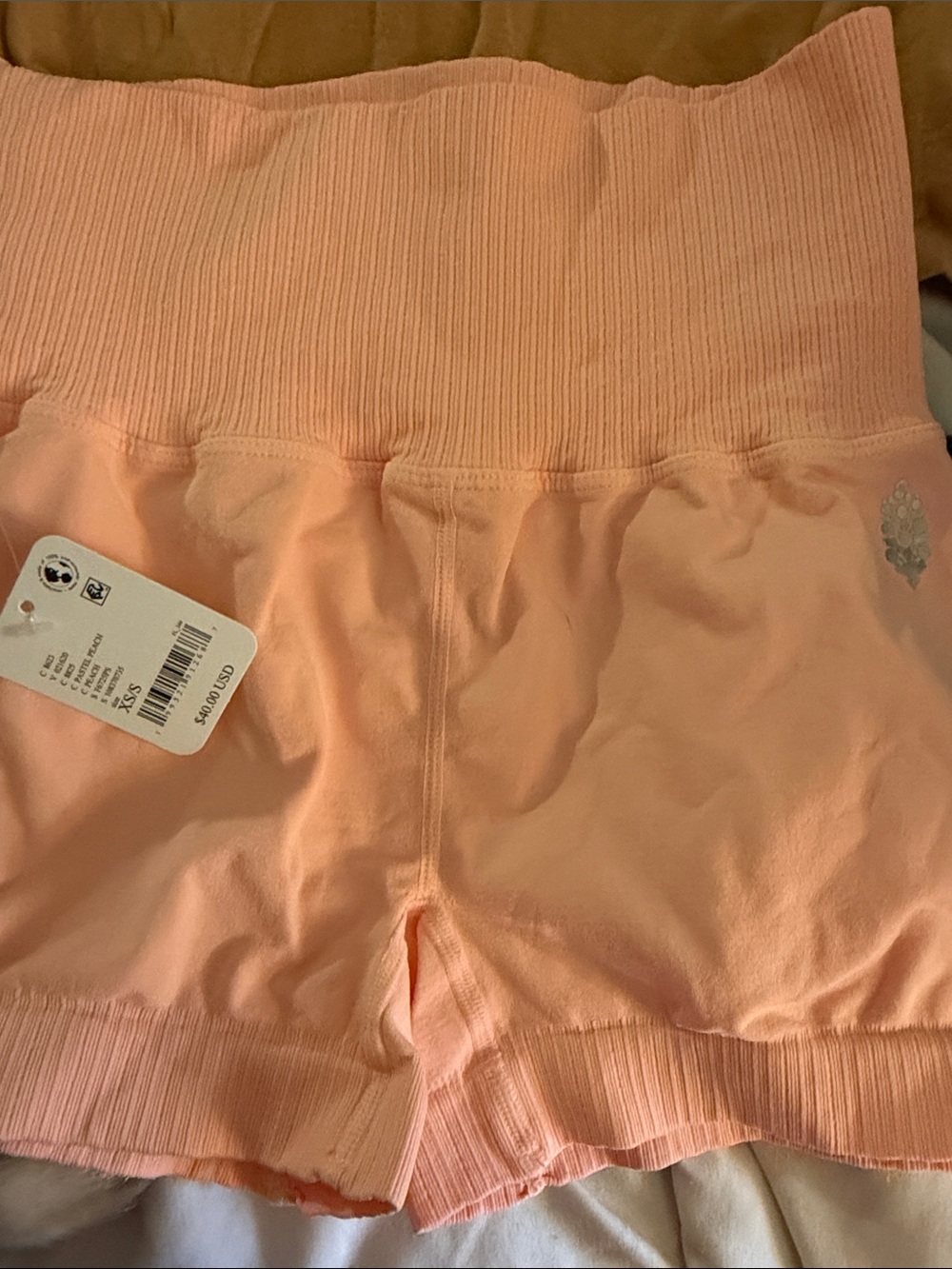 Free People Movement Peach Shorts